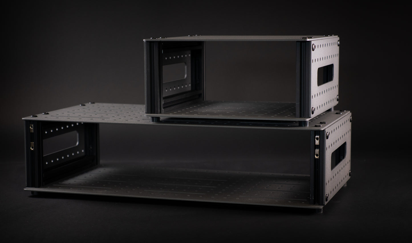 1/2 Rack 2.5U 20T Aluminum Fly Rack